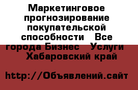 Маркетинговое прогнозирование покупательской способности - Все города Бизнес » Услуги   . Хабаровский край